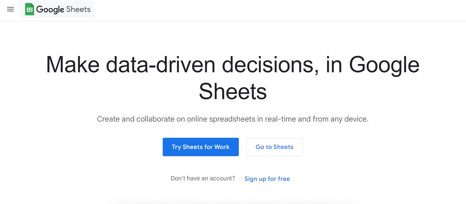 Google Sheets